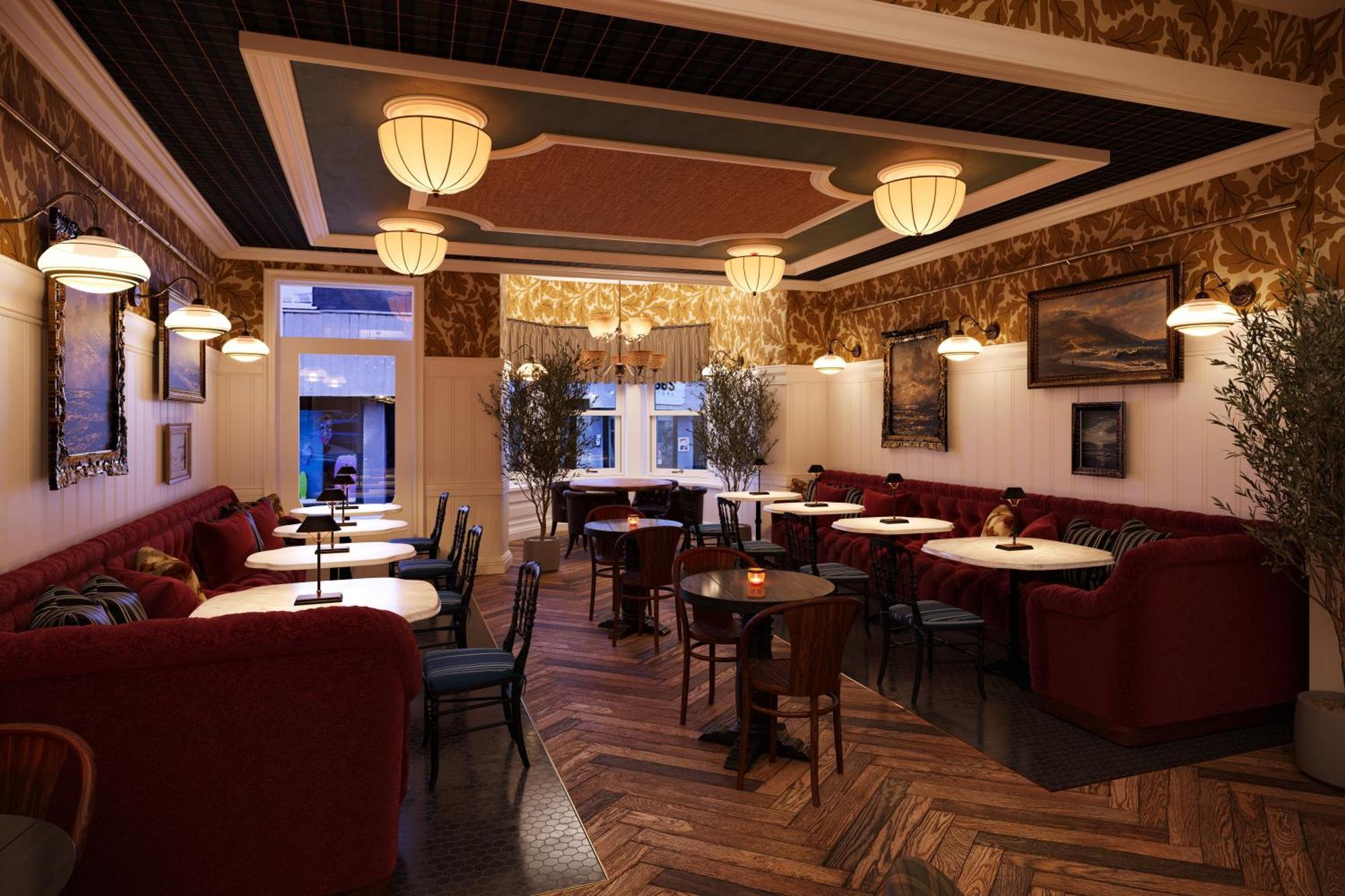 Hotel Adelphi Portrush Exterior foto Interior of the restaurant