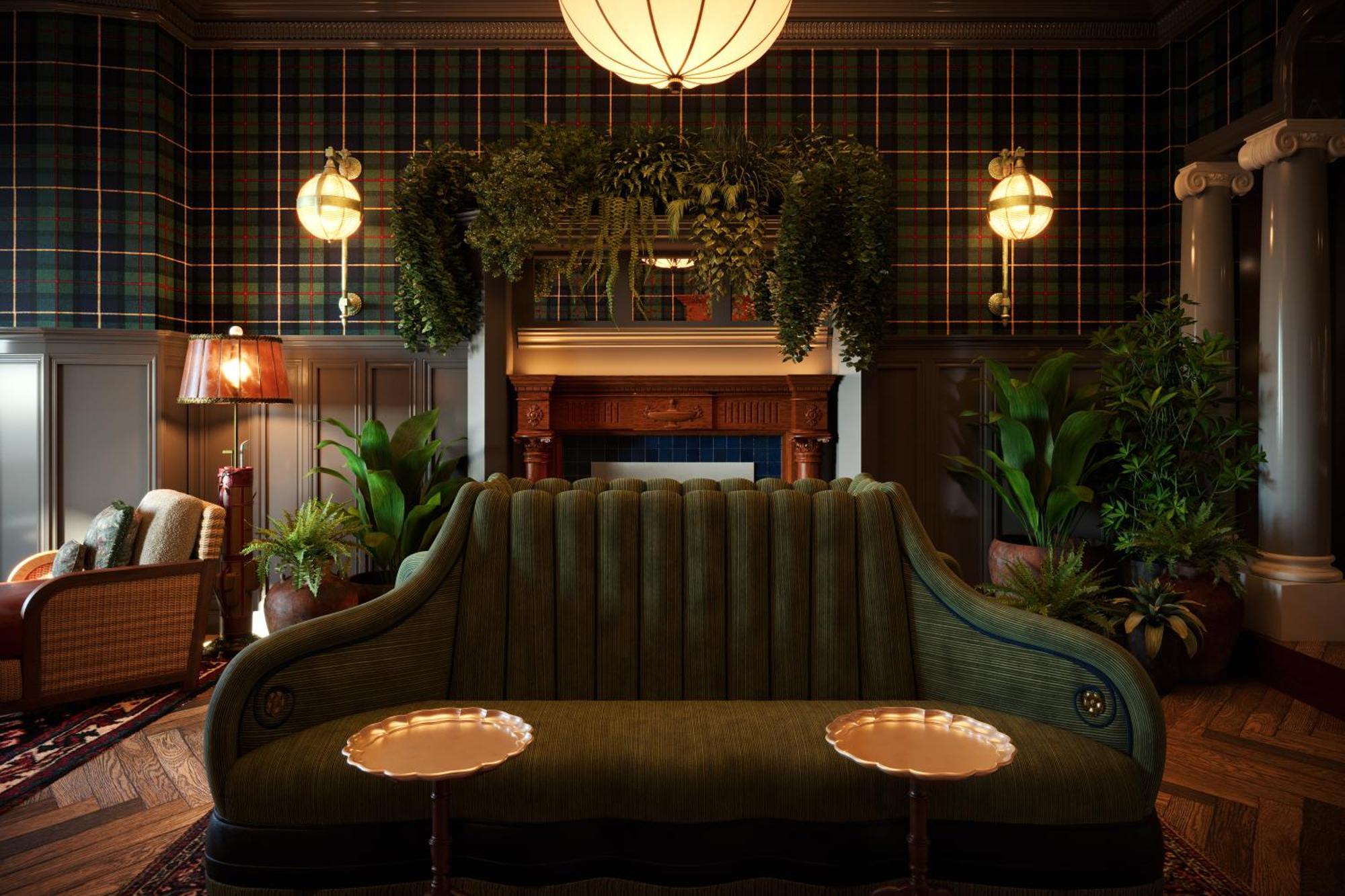 Hotel Adelphi Portrush Exterior foto The interior of the Green Room